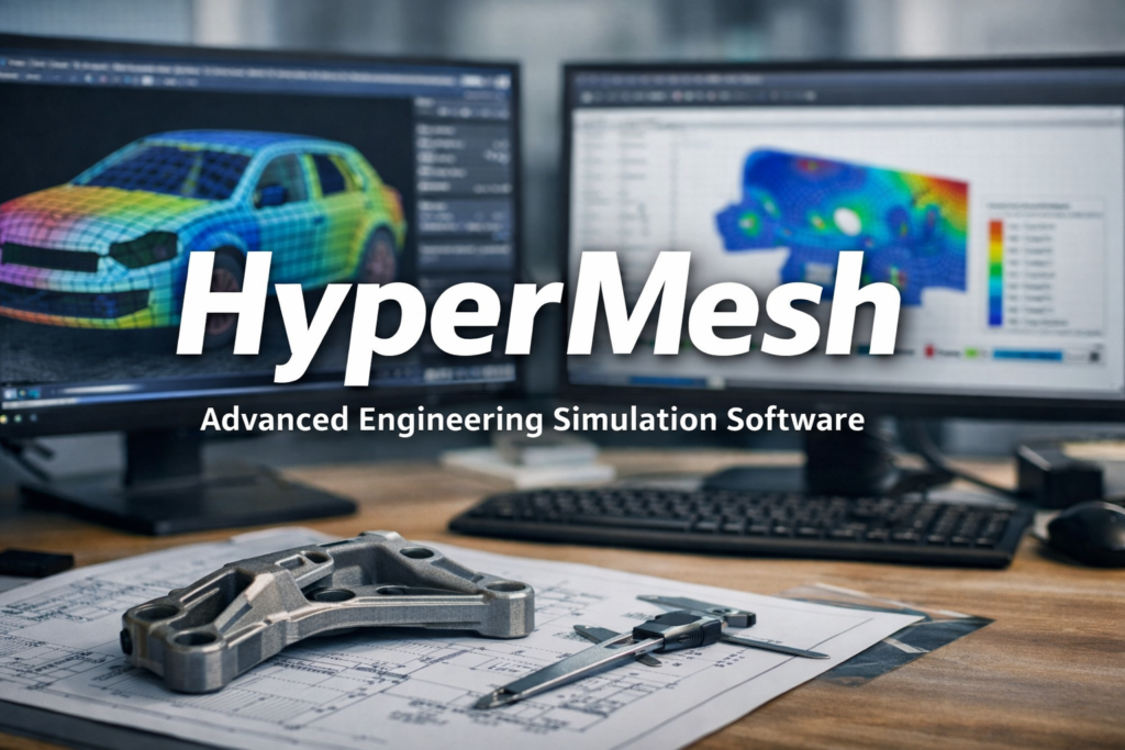 HyperMesh engineering mesh model