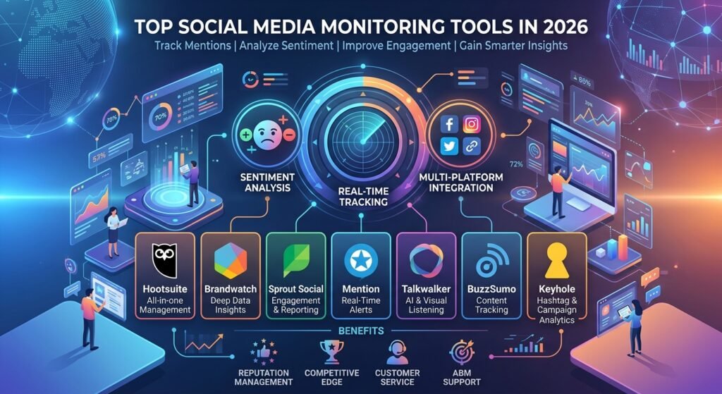 15 Top Social Media Monitoring Tools in 2026 for Smarter Brand Listening & Insights Top Social Media Monitoring Tools