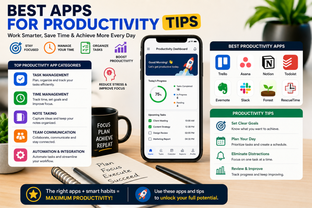 best apps for productivity tips