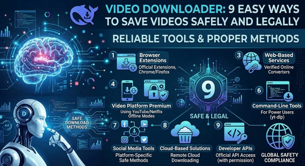 Video downloader for saving videos for offline viewing